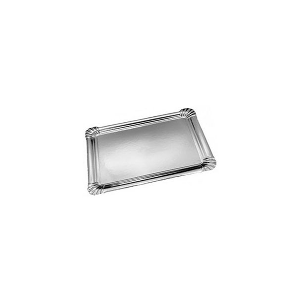 [17020] BANDEJA CARTON PLATA 13X20 BAM3 200/UNID.