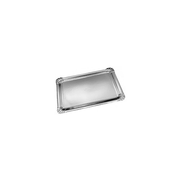 BANDEJA CARTON PLATA 10X16 BAM2 200/UNID.
