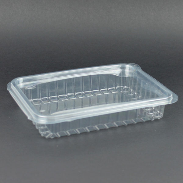 ENVASE LONCHEADO R-PET 850PLANA(H27P)19X14X27 50/U