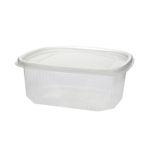 TARRINA BISAGRA PP 500-W MICRO 50/UNID.