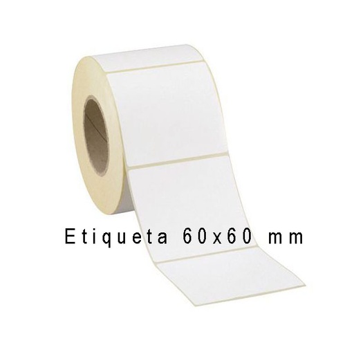 [16251] ROLLO ETIQUETA TERMICA 60X60 650/UNID.